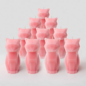 Army of cat candles