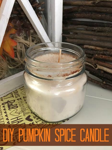 DIY Pumpkin Spice Candle