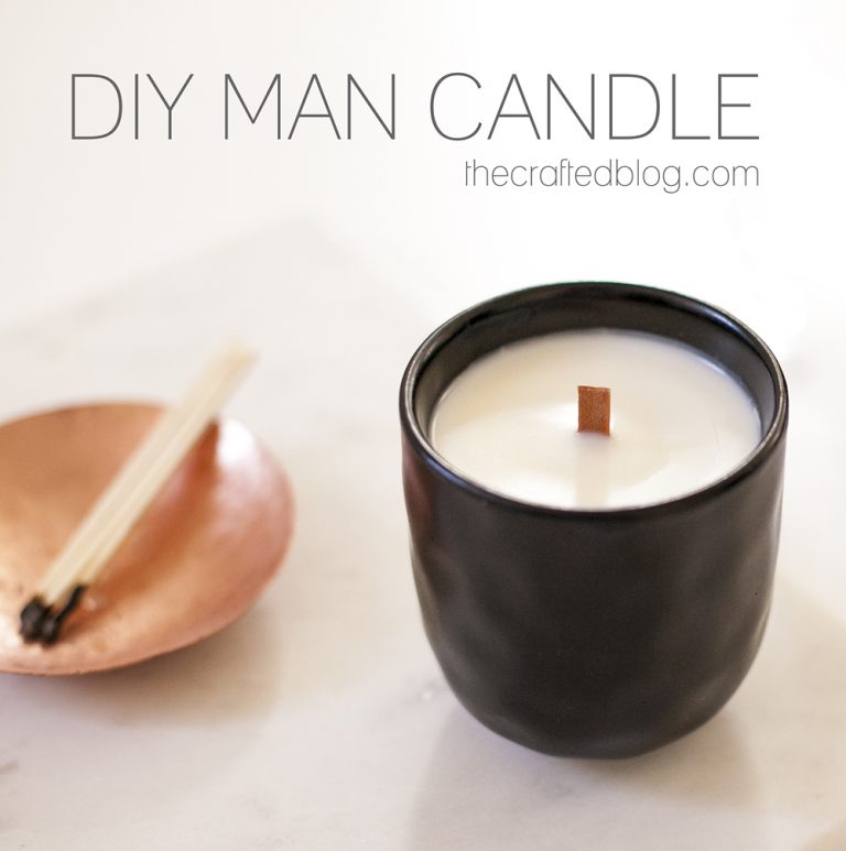 DIY Man Candle