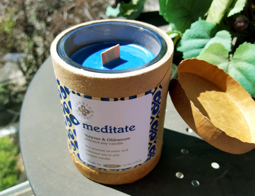 Root Candles: Meditate, Vetyver and Olibanum Scent, From the Seeking Balance Line Review