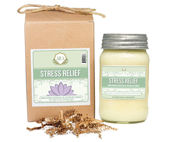 aira stress relief candle