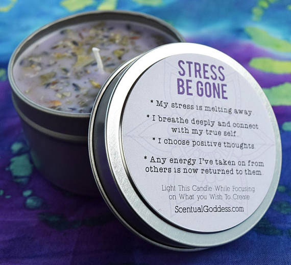 stress be gone candle