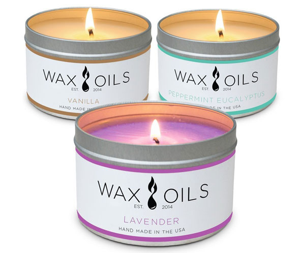 wax oils stress relief candles