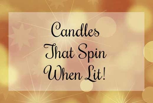 spinning candle holders banner