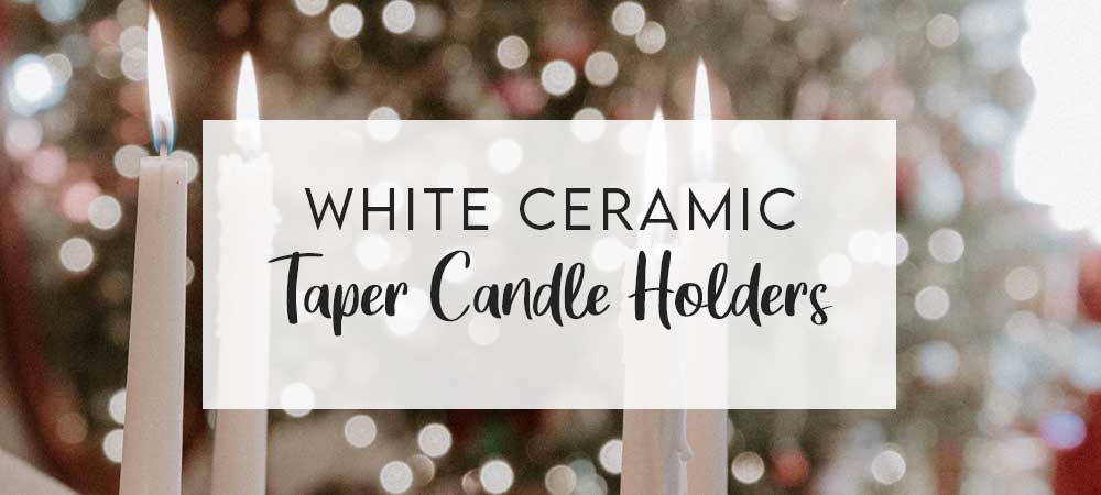 white ceramic taper candle holders feature Good Quality White Ceramic Taper Candle Holders You Can Buy Online