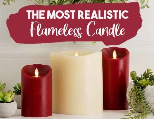 most realistic flameless candle