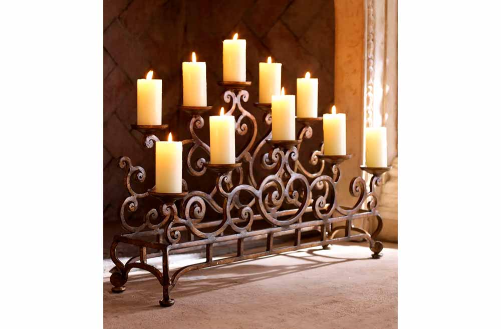 Tiered Candle Holders For In Fireplace