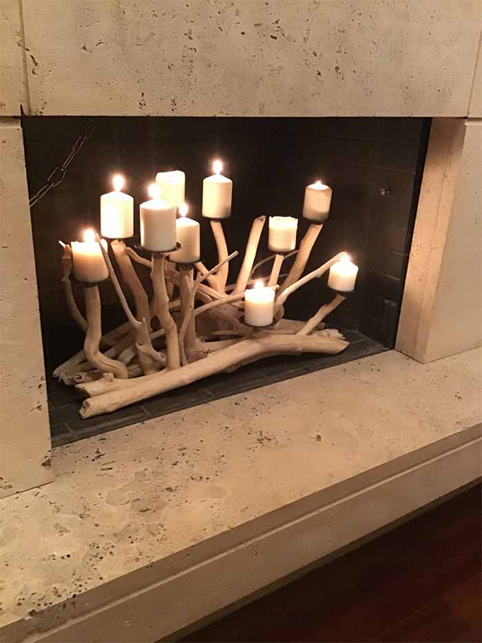 driftwood candelabra