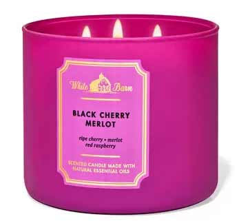 strongest smelling bath and body works candles black cherry merlot