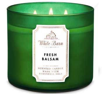 strongest smelling bath and body works candles fresh balsam