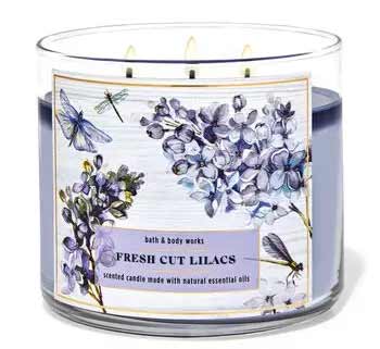 strongest smelling bath and body works candles fresh cut lilacs