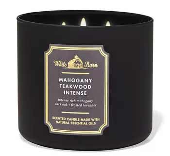 strongest smelling bath and body works candles mahogany teakwood intense