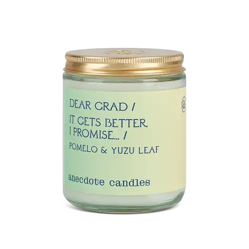 anecdote candles review Dear Grad Candle Jar Lid Anecdote Candles Review + Brand Overview