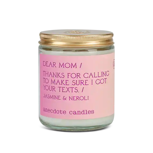 anecdote candles review Dear Mom Candle Jar Lid Anecdote Candles Review + Brand Overview