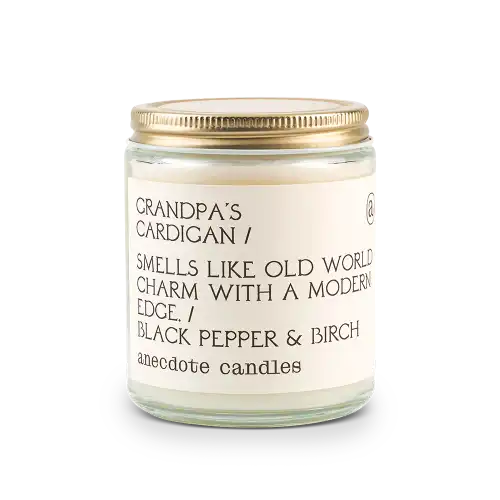 anecdote candles review GrandpasCardigan Jar Lid Anecdote Candles Review + Brand Overview