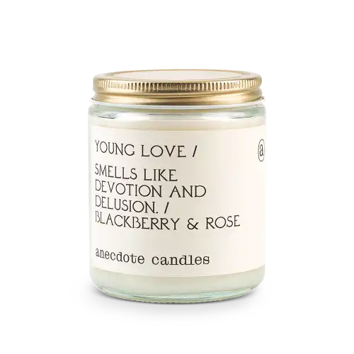 anecdote candles review YoungLove Jar Lid Anecdote Candles Review + Brand Overview