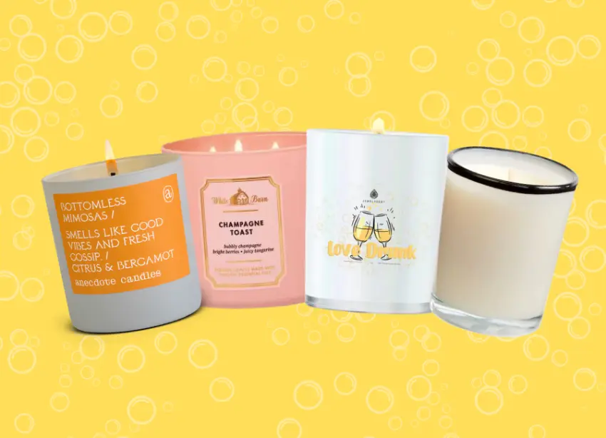 best champagne scented candles 2023