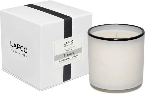 best champagne scented candles - lafco new york champagne - candle junkies