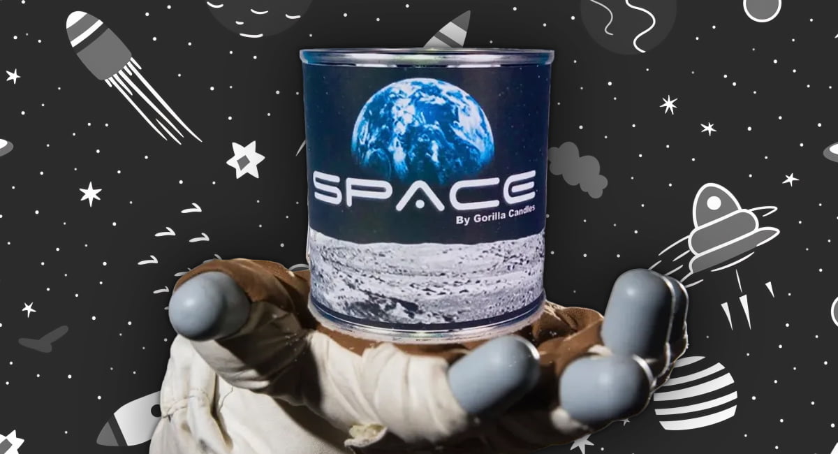 space scented candles - candle junkies
