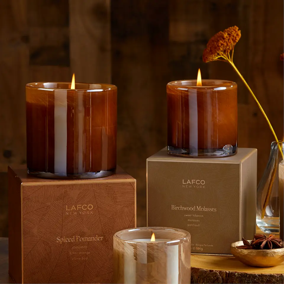 best fall candles 2023 lafco pomander - candle junkies