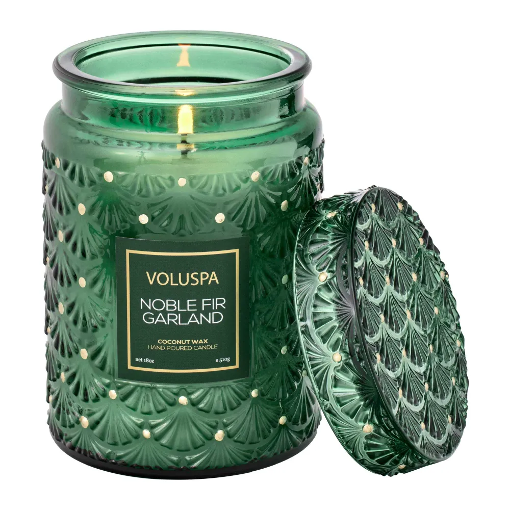 voluspa candle release noble fir garland