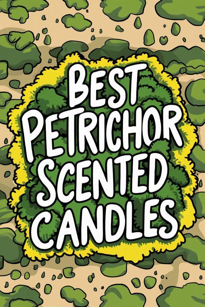 pinterest pin to share candle junkies blog post on petrichor scented candles